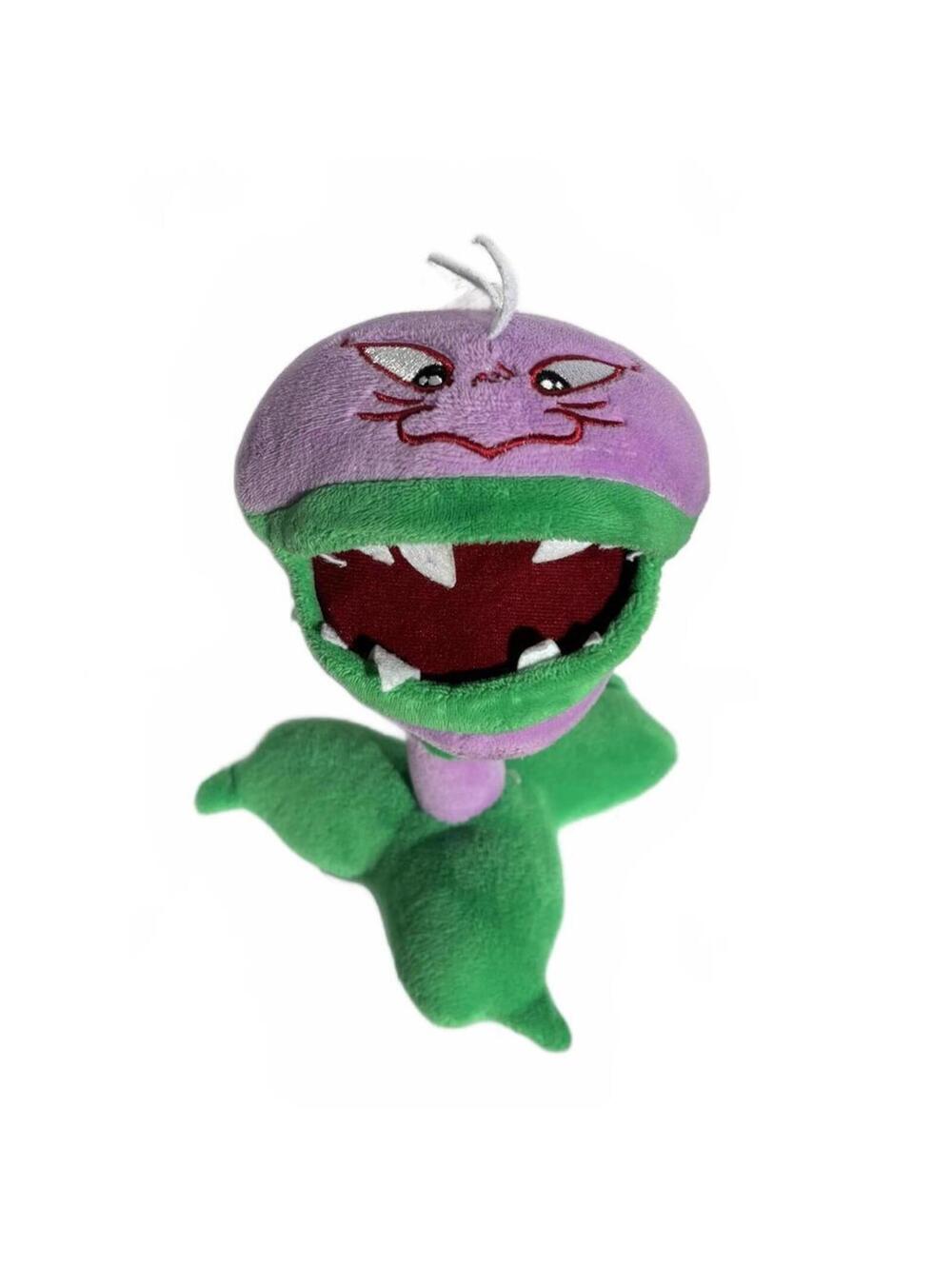 Plants Vs. Zombies Chomper 8'' 2nd Design Open Mouth Linxin PvZ Hanger Plush